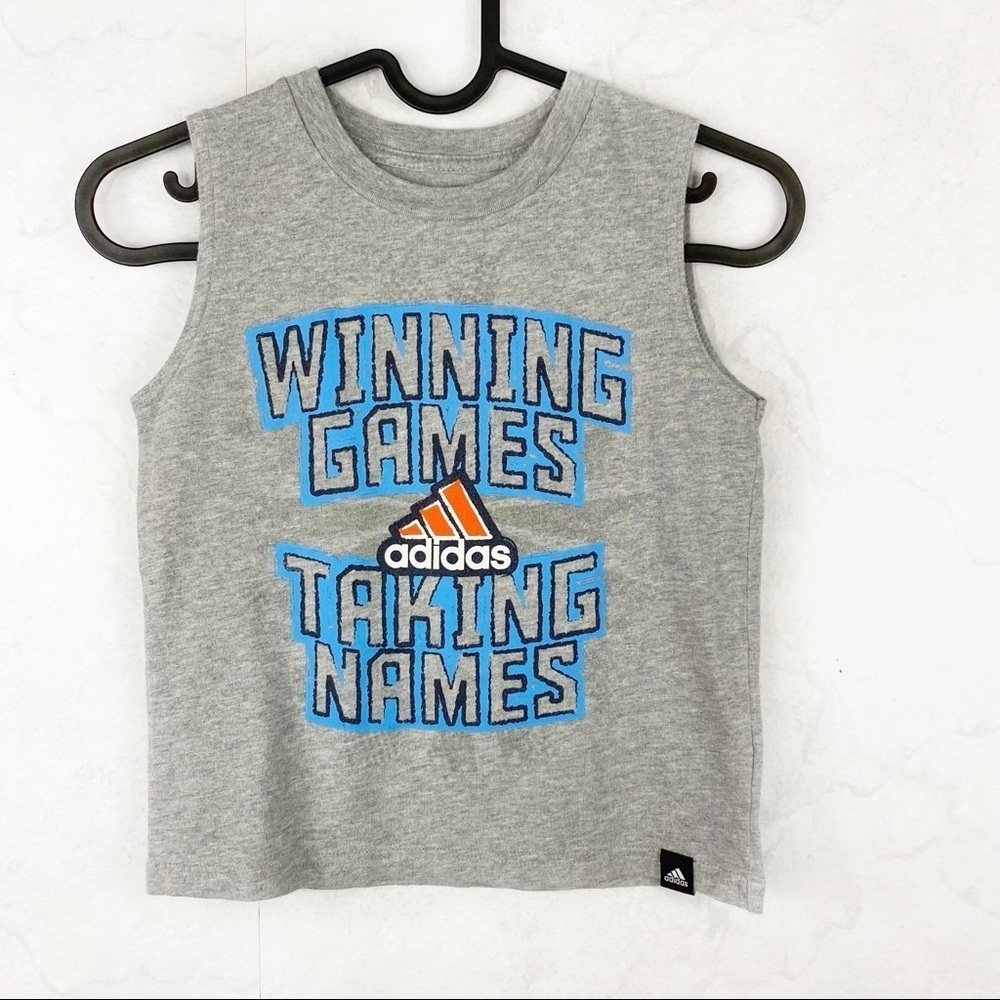[Adidas] Gray Active Tank Top